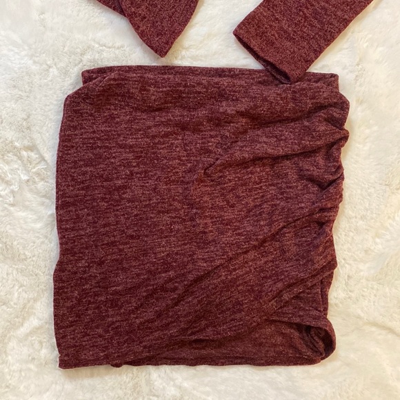 Fashion Nova Burgundy Top & Skirt Set - Picture 7 of 8